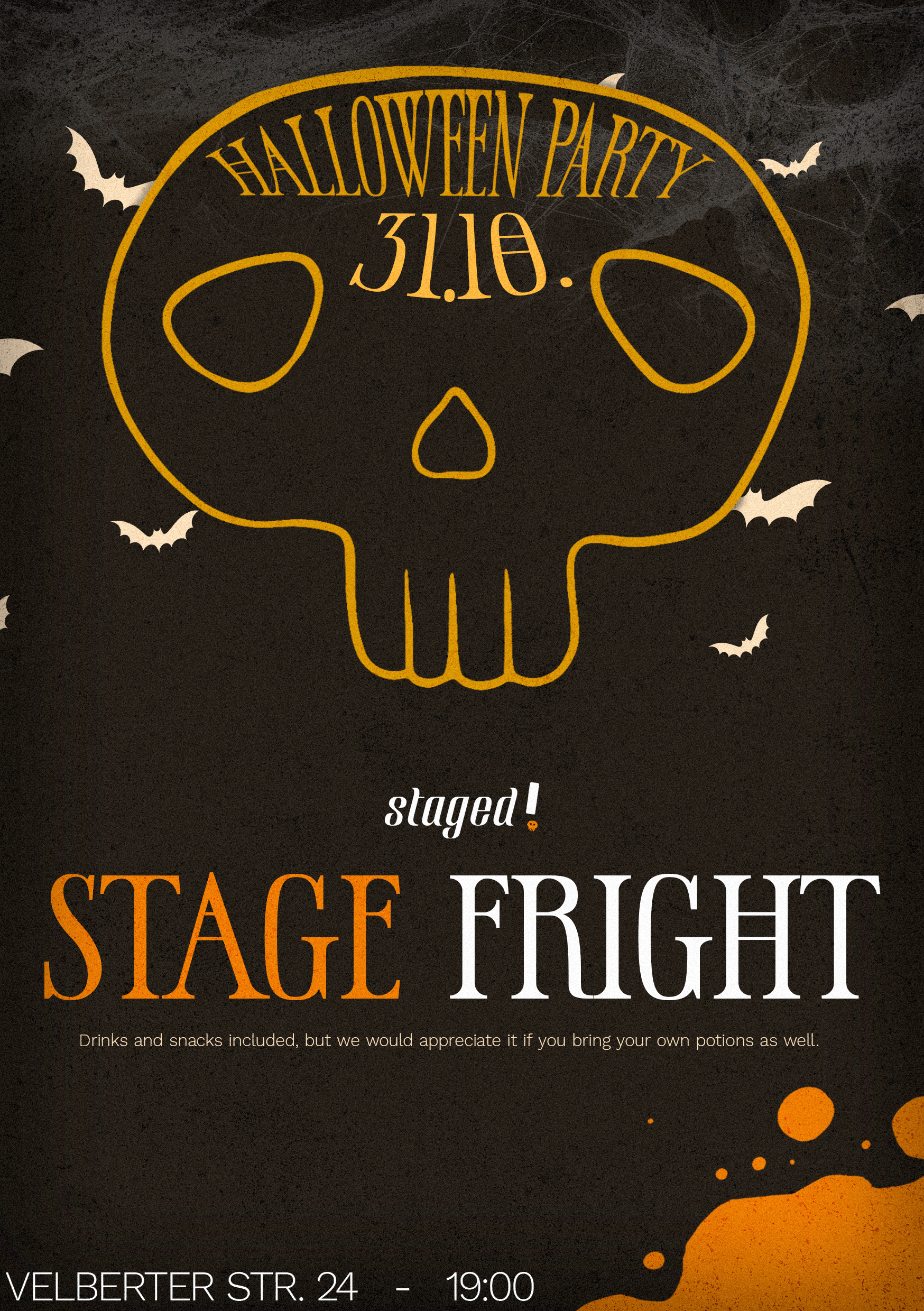 STAGE FRIGHT! - Halloween Party